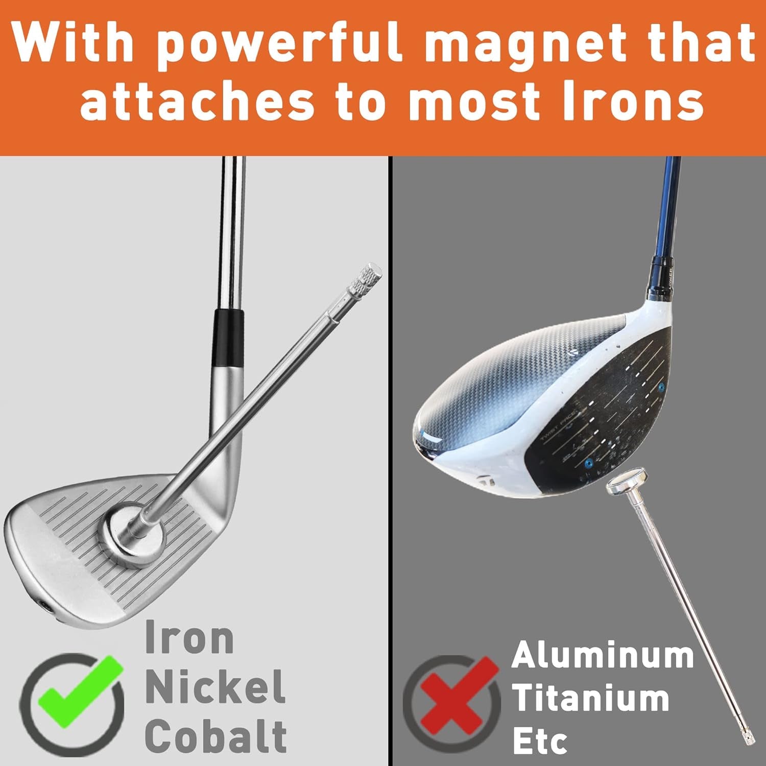 Golf Alignment Rods, Golf Swing Trainer Aid Golf Club Alignment Stick Corrector Help Visualize and Align Your Golf Shot Golf Alignment Aids