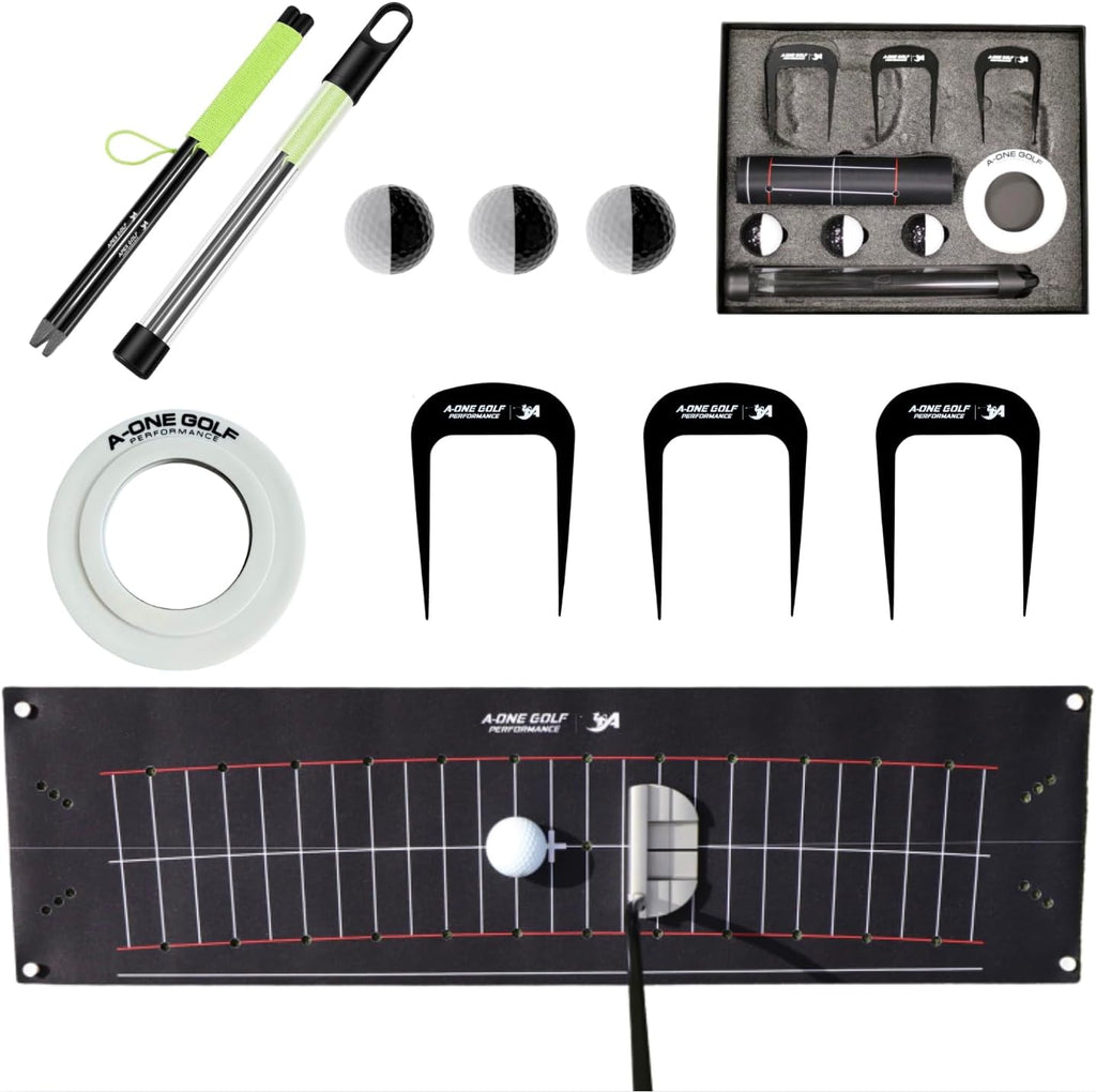 A-ONE Putting Set - Training Aids to Improve Performance, Arc, String, Golf Training Aid - Level up Your Golf Game Today