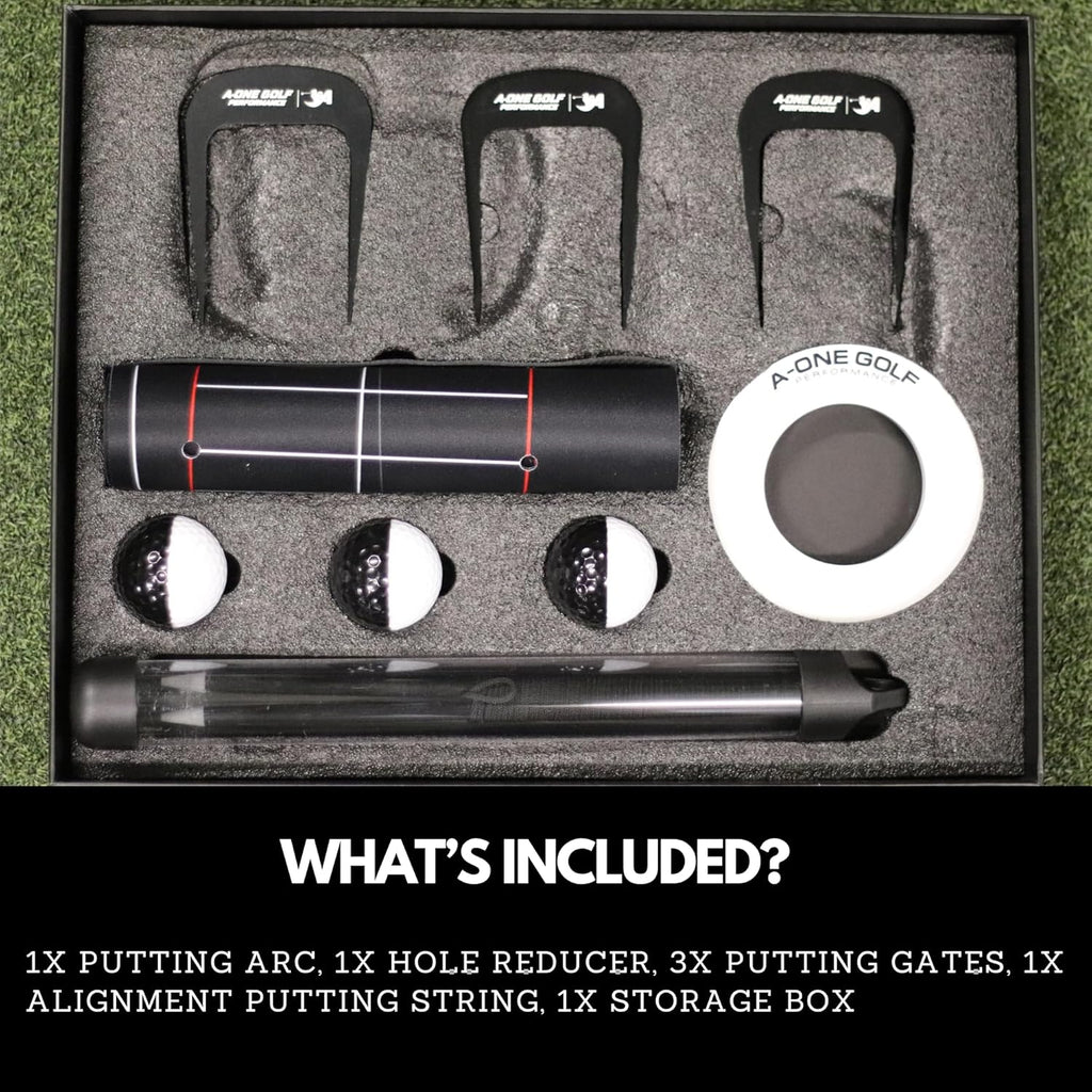 A-ONE Putting Set - Training Aids to Improve Performance, Arc, String, Golf Training Aid - Level up Your Golf Game Today