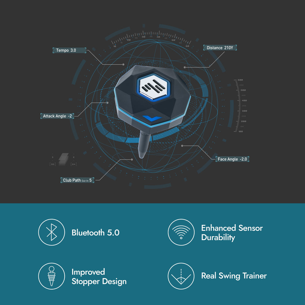 Home Golf Game Simulator: Enjoy Interactive Golf with Motion Sensor & Swing Stick for Indoor & Outdoor Fun – 38,000+ Courses Worldwide, Compatible with Android, Ios, App & E6 Connect