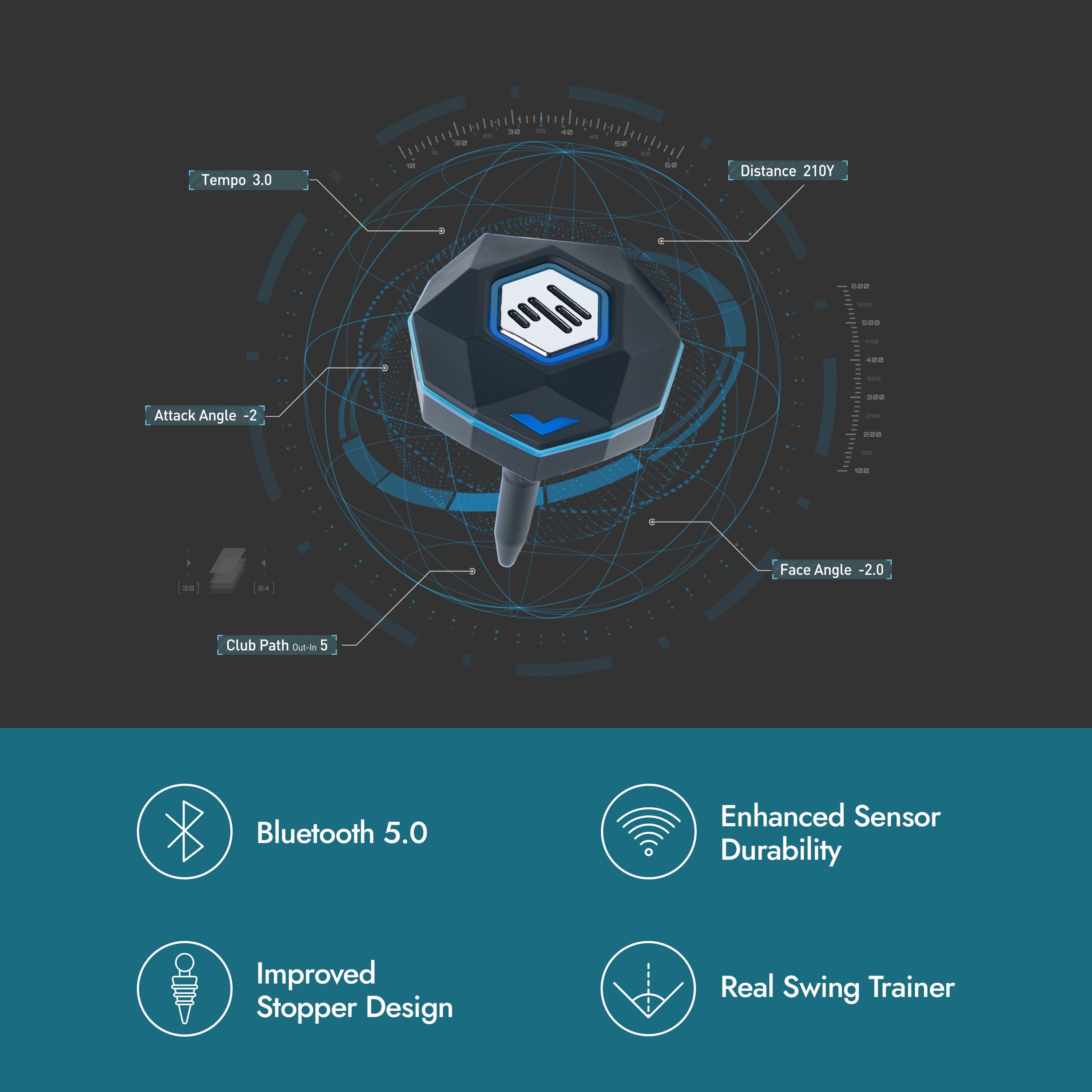 Home Golf Game Simulator: Enjoy Interactive Golf with Motion Sensor & Swing Stick for Indoor & Outdoor Fun – 38,000+ Courses Worldwide, Compatible with Android, Ios, App & E6 Connect